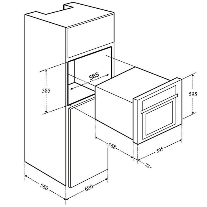 Lò nướng Canzy CZ-06DL (Dung tích 70L)