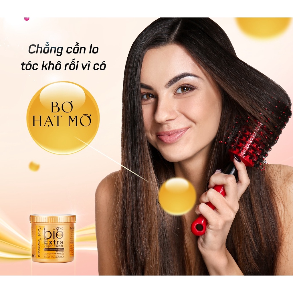 Ủ Tóc Siêu Mượt BIO EXTRA GOLG TREATMENT 500ml Thái Lan