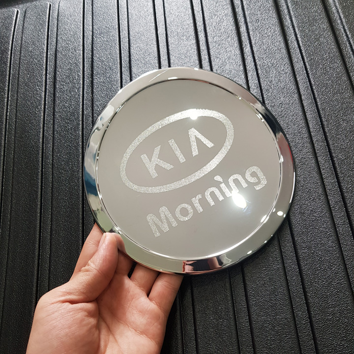 Ốp nắp bình xăng KIA Morning 2012-2019 mạ Crom