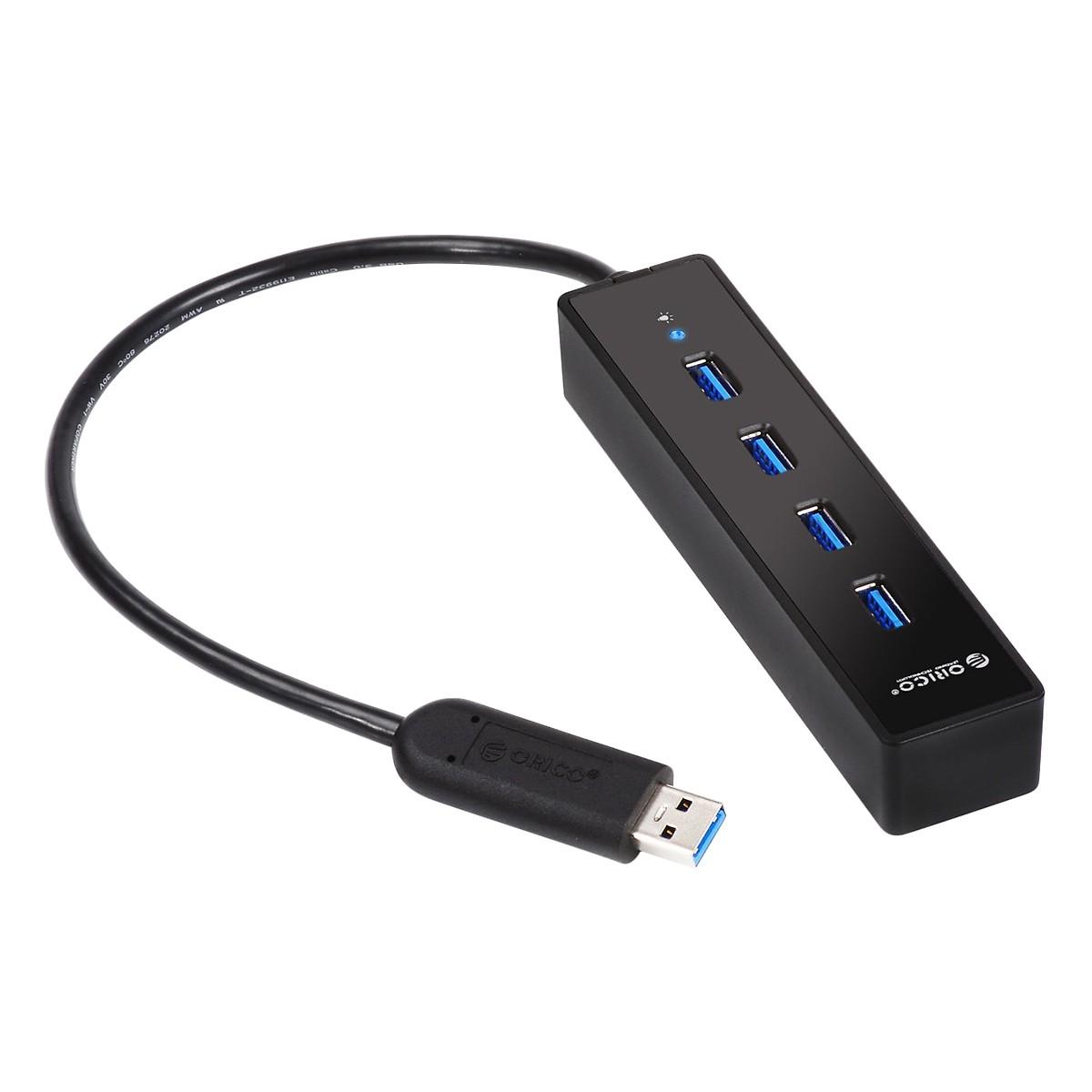 Bộ chia usb hub 4 cổng usb3.0 orico w8ph4 - hãng phân phối chính thức