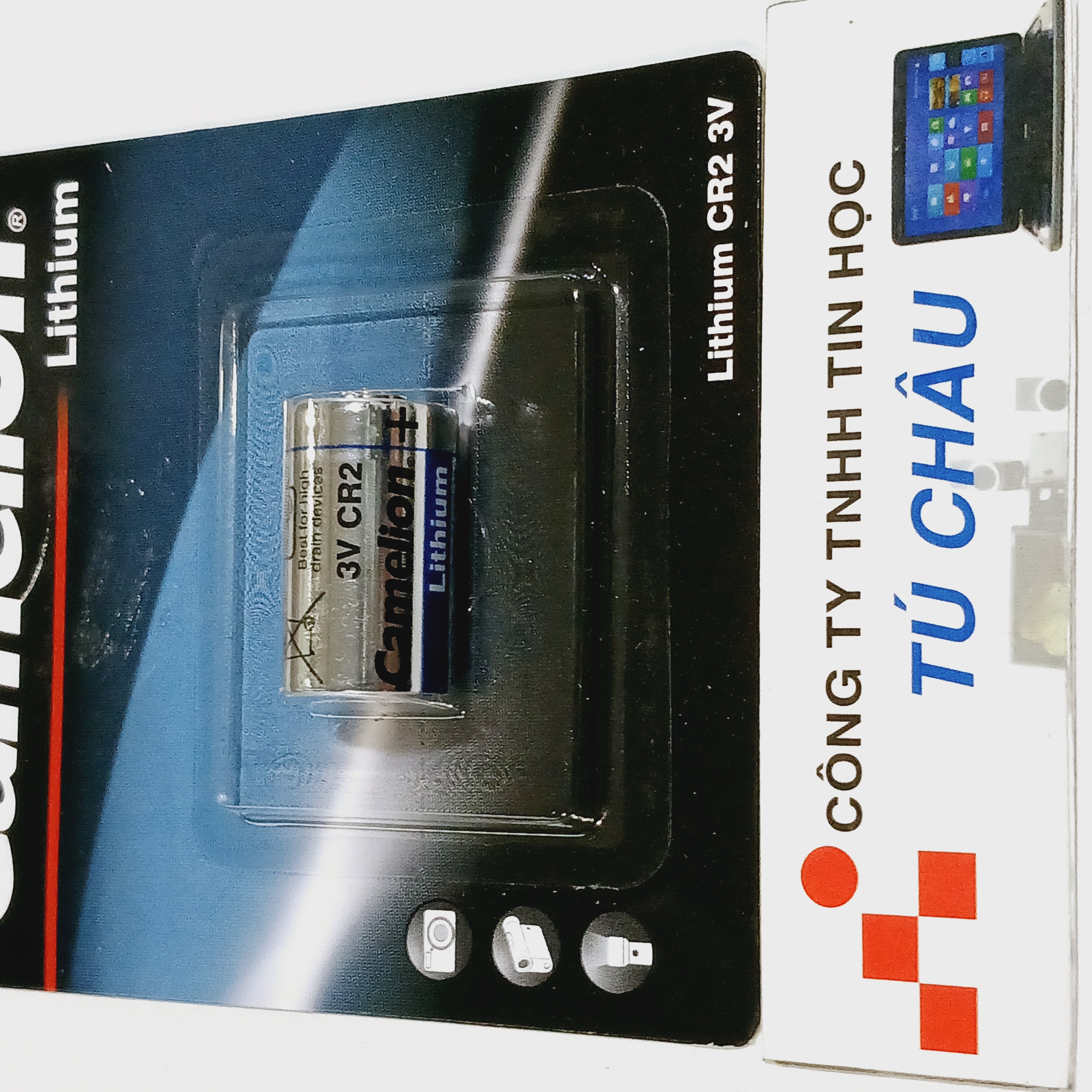 Pin cr2 - 3v: camelion lithium