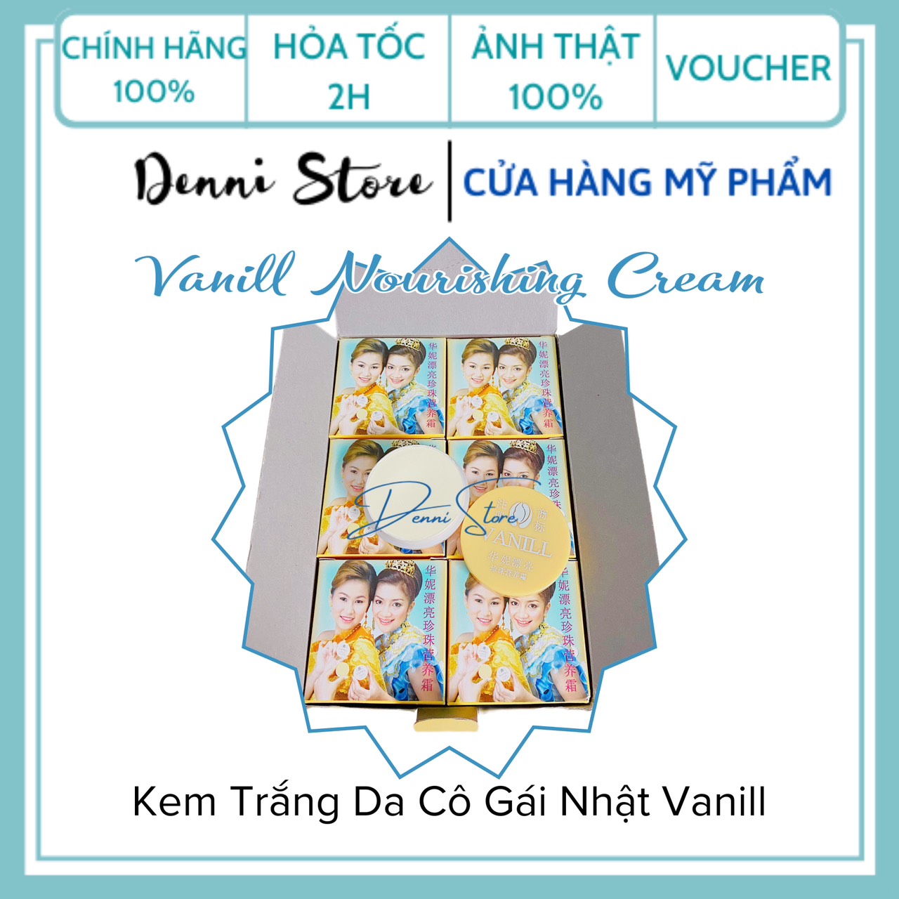 [HCM]Kem dưỡng trắng da Vanill chuẩn thái