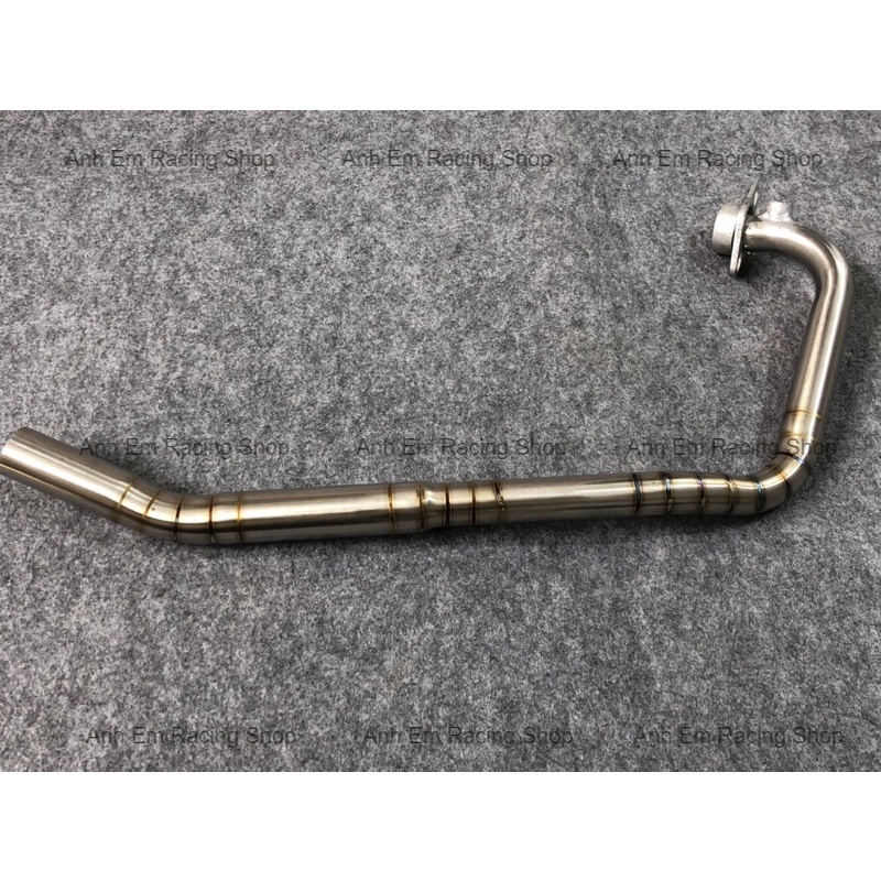 Cổ pô inox 304 hàn pô zin satria raider from dài 32mm