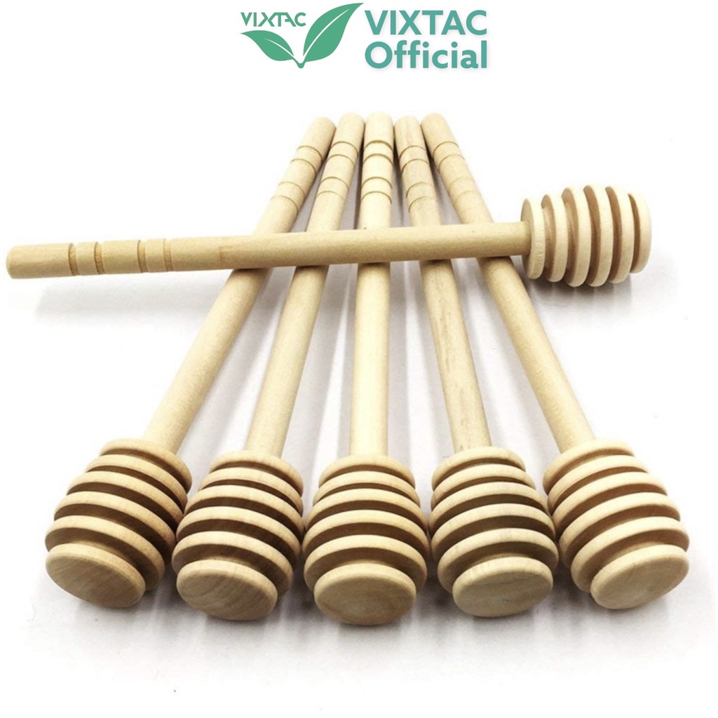 Que gỗ lấy mật ong VIXTAC kích thước dài 15cm