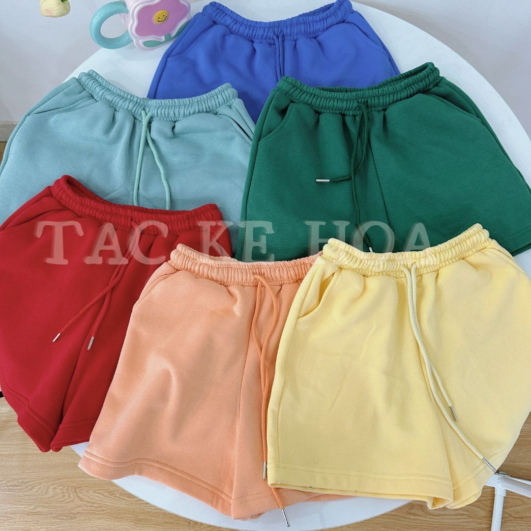 [QUẦN SHORT THUN NỮ] CHẤT LIỆU NỈ / LƯNG THUN/ QUẦN ĐÙI NỮ/FREESIZE