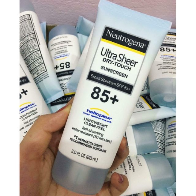 neutrogena ultra sheer spf 85