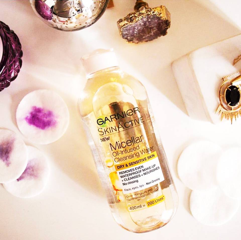 Tẩy trang Garnier Micellar - Vàng (Pháp) 400ml