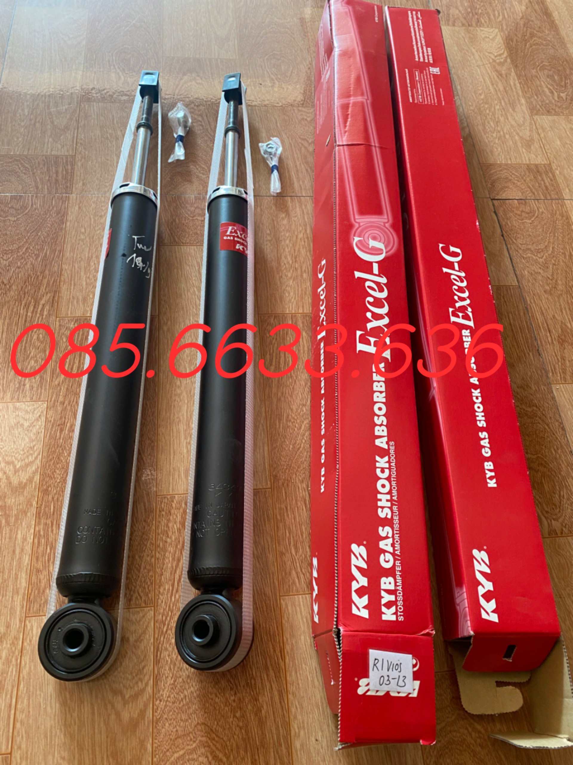 Giảm xóc sau Vios 02 - 13 , giá 1 chiếc , kyb