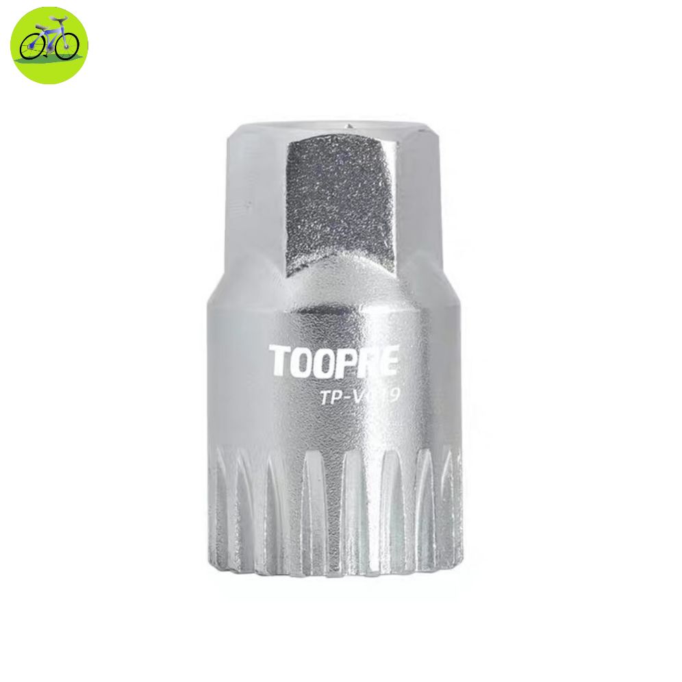 [HCM]Cảo tháo trục giữa xe đạp cốt vuông tròn bạc đan Toopre 20 răng / Ti định tâm