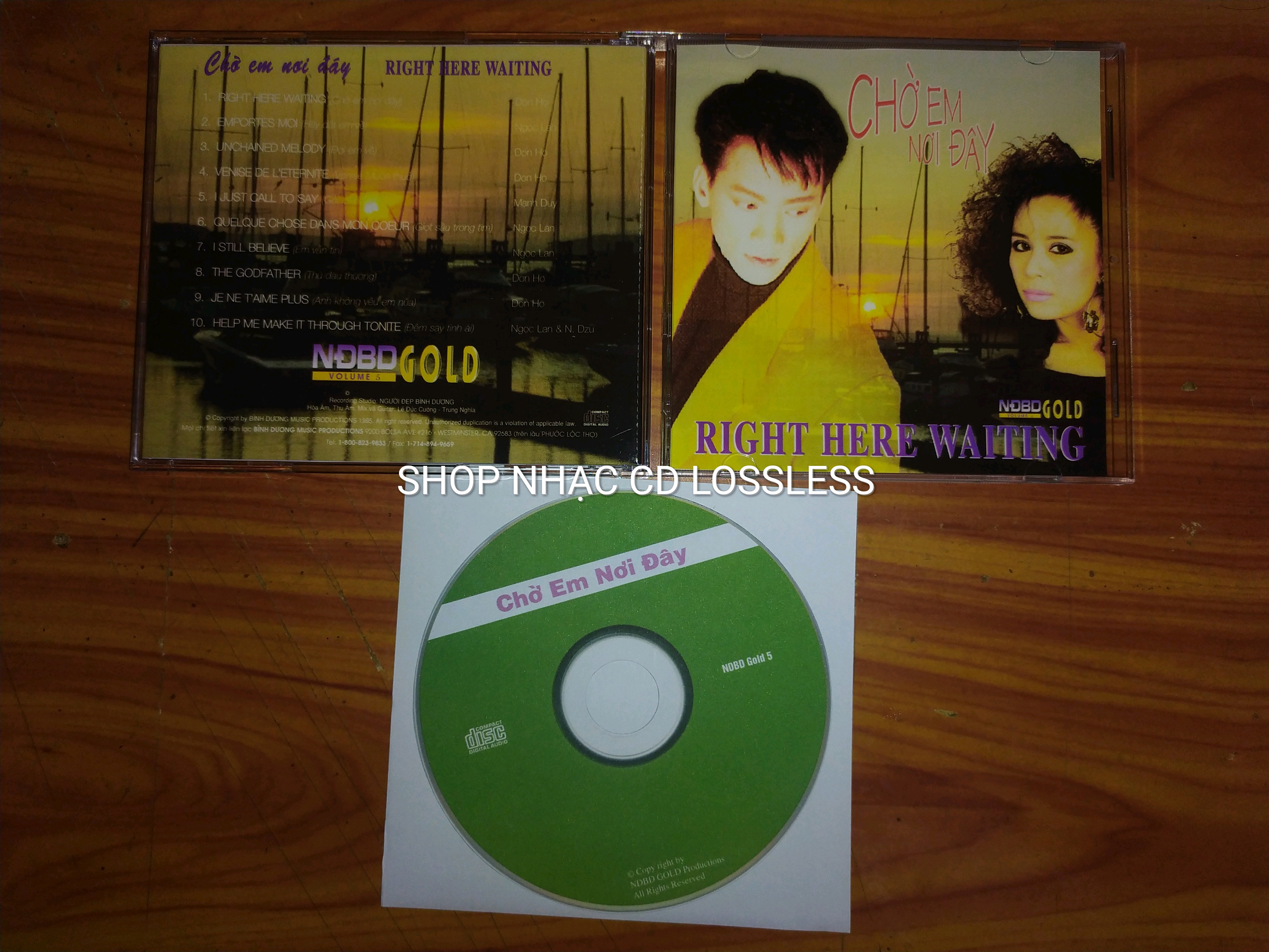Đĩa 8CD nhạc vàng hải ngoại