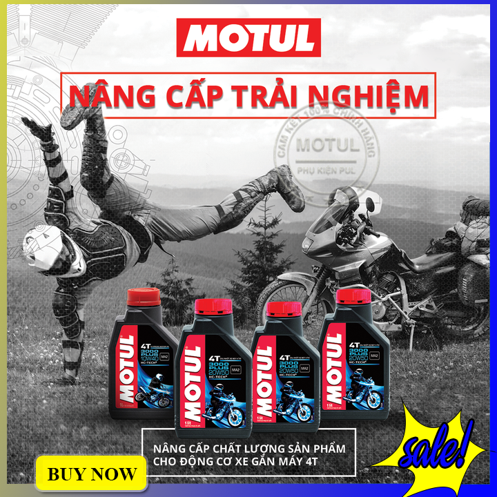 Nhớt xe số motul 3000 plus 4t 20w50 800ml