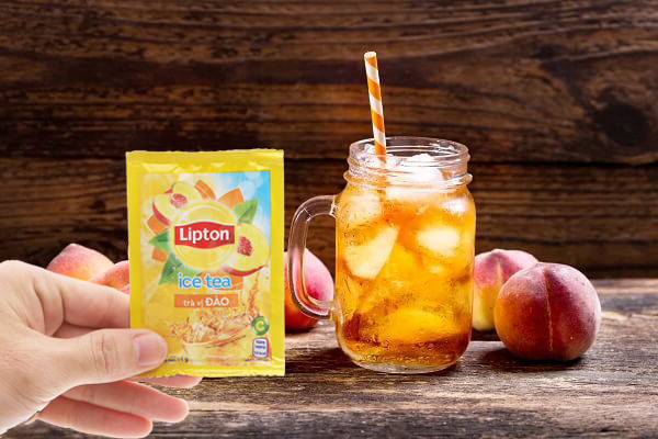 Trà đào Lipton Ice Tea Hộp 224g (14g x 16 gói)