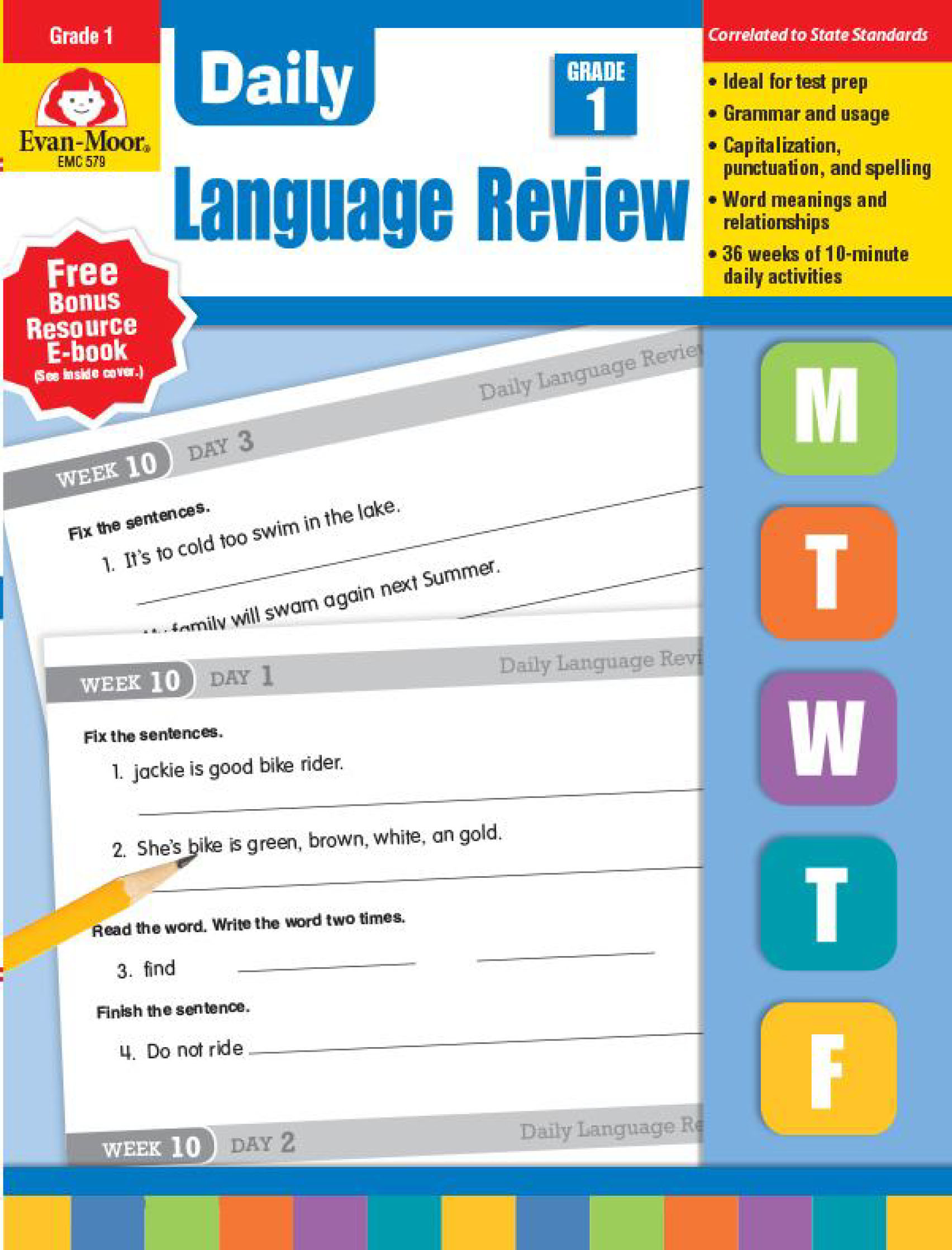 Daily language review grade 1-8