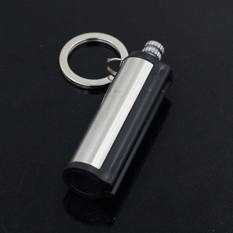 Móc Khóa Bật Lửa Diêm Xăng Hình Trụ