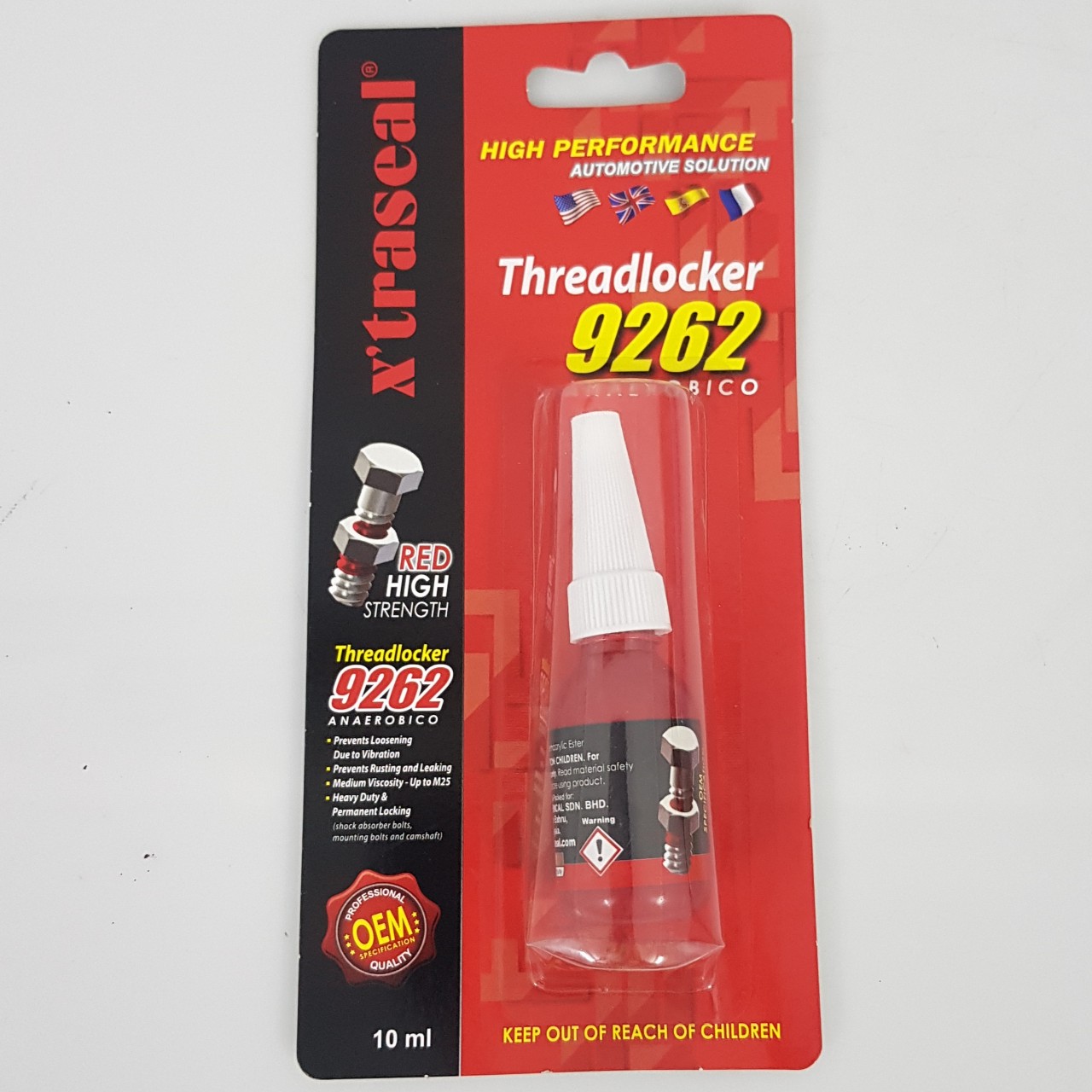 [HCM]Keo khóa ren / keo chống tháo XTraseal 9262 Threadlocker