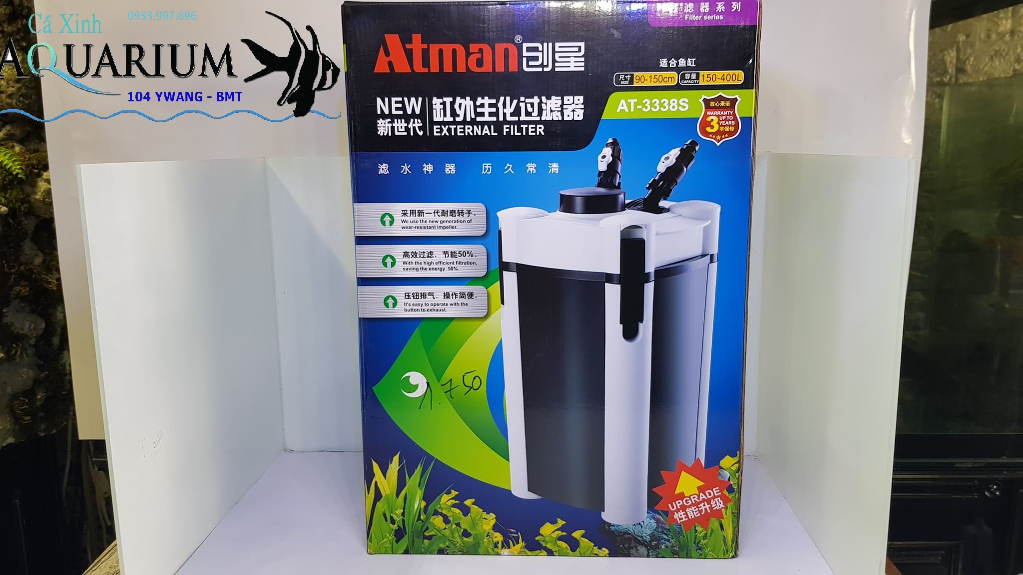 Lọc ngoài Atman AT 3338S