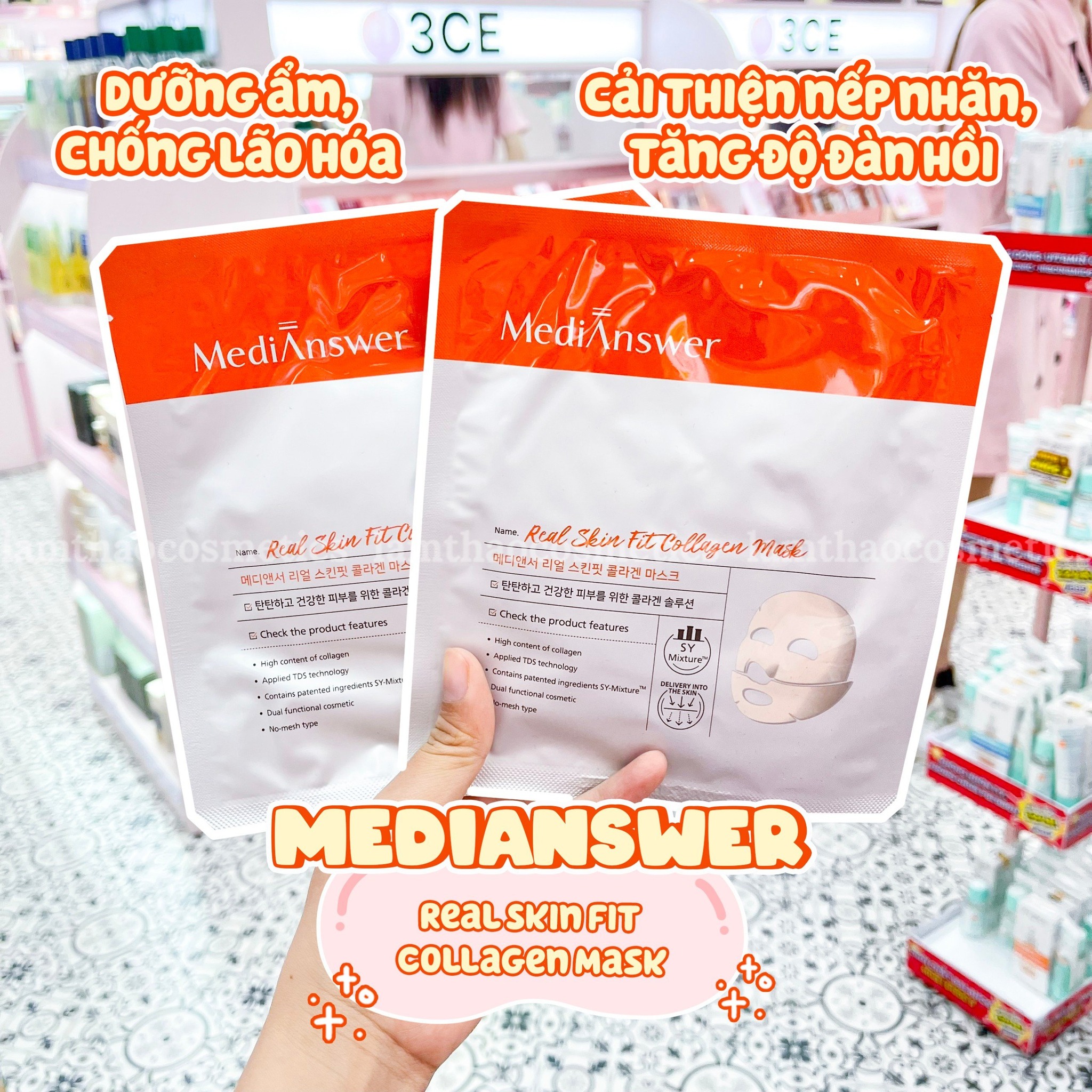 Mặt Nạ Thạch Collagen Medianswer Collagen Mask