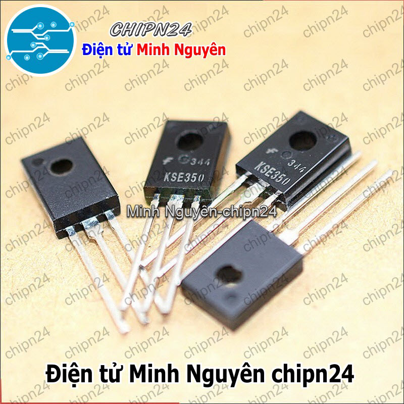 [2 con] (KT1) Transistor KSE350 TO-126 PNP 500mA 300V (350) - HH003337