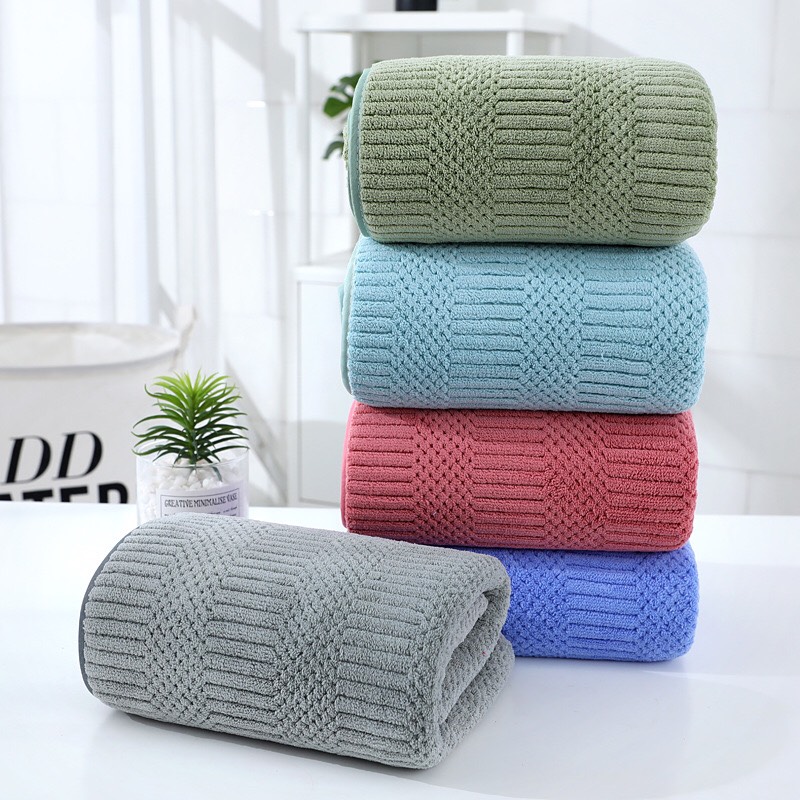 [HÀNG CAO CẤP]Khăn Tắm Thông hơi, Khăn tắm Lông Cừu Xuất Hàn Cao Cấp Size Lớn 70 x 140cm Siêu Dày, Siêu Mềm Mịn Thấm nước, kháng khuẩn, an toàn cho da- Gigamart