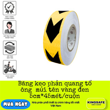 Usafety 5cm * 45mm black gold name reflective tape/roll of CE standard,