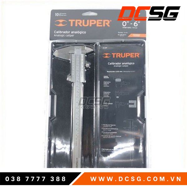 Thước cặp cơ 6" CAL-6MP Truper 14394