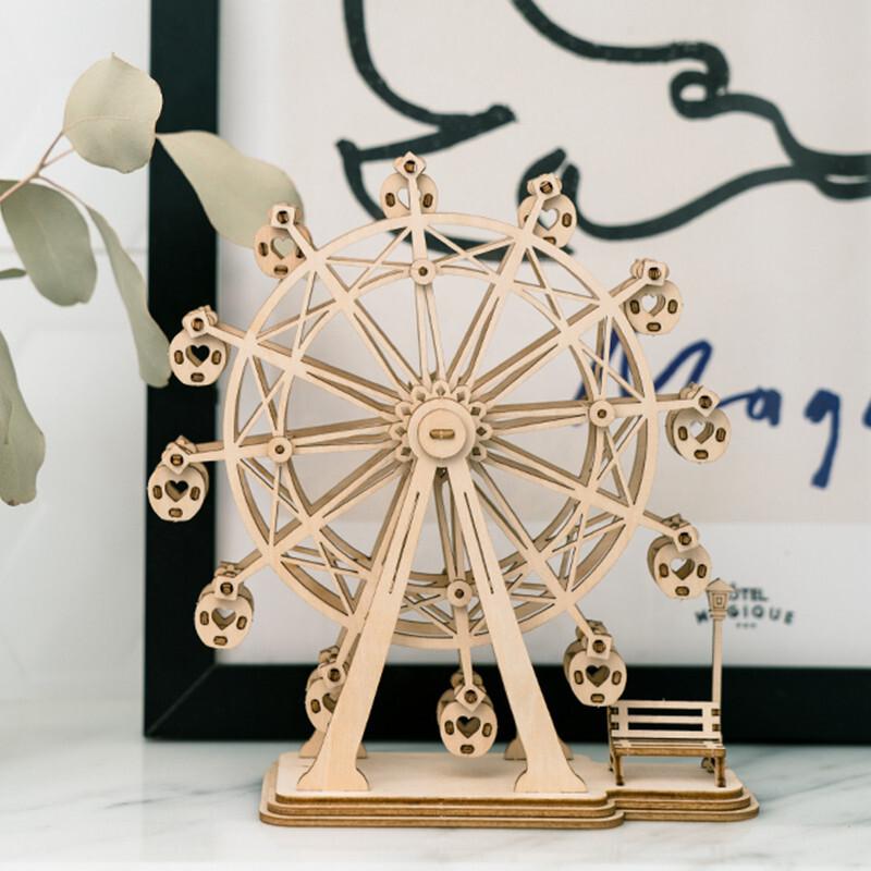 Đồ chơi lắp ráp gỗ 3D Mô hình Ferris Wheel TG401