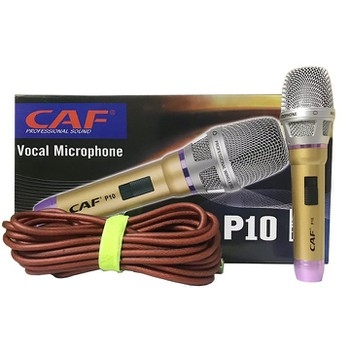 MICRO karaoke có dây thương hiệu CAF P10 - HÀNG CHUẨN LOẠI 1 BH 24 THÁNG