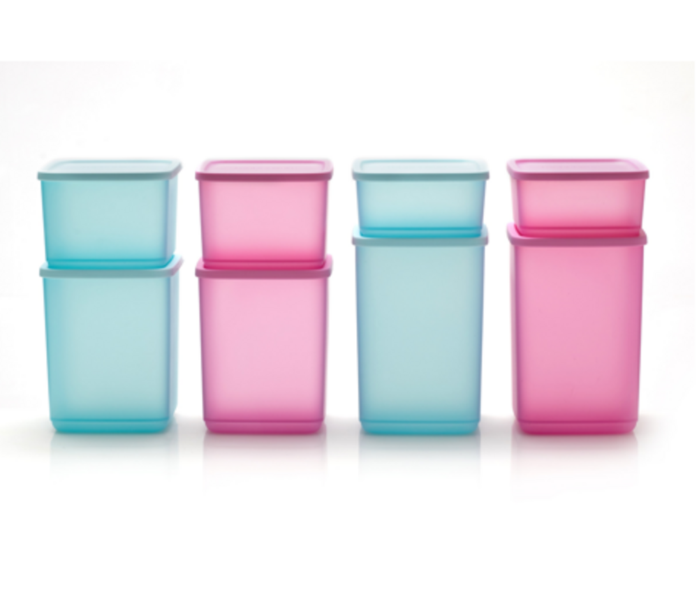 Bộ hộp bảo quản thực phẩm Tupperware Pop Fiesta (08 hộp)
