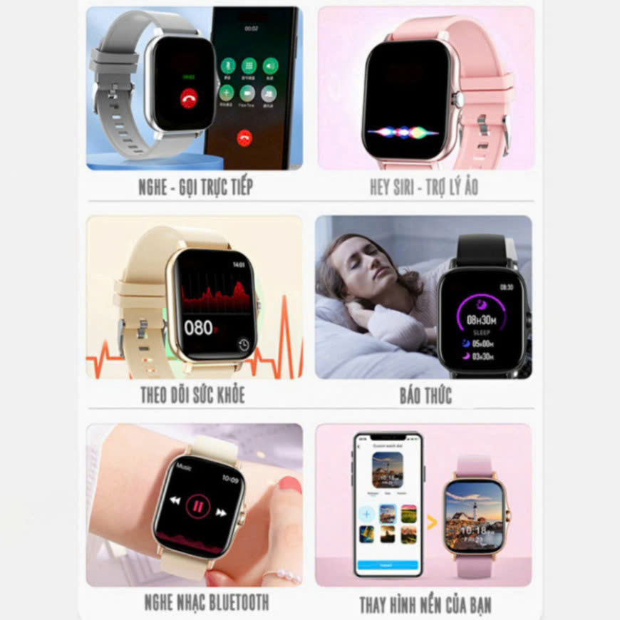 Đồng Hồ Thông Minh T800 Seri 8 Pro Max Bản 6.0 – đồng hồ bluetooth Smart Watch Viền Thép Đo Sức Khỏe Nghe Gọi Nhận Thông Báo