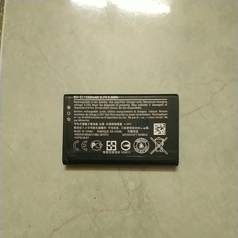 Pin Nokia Lumia 435, 532 BV-5J 1560mAh