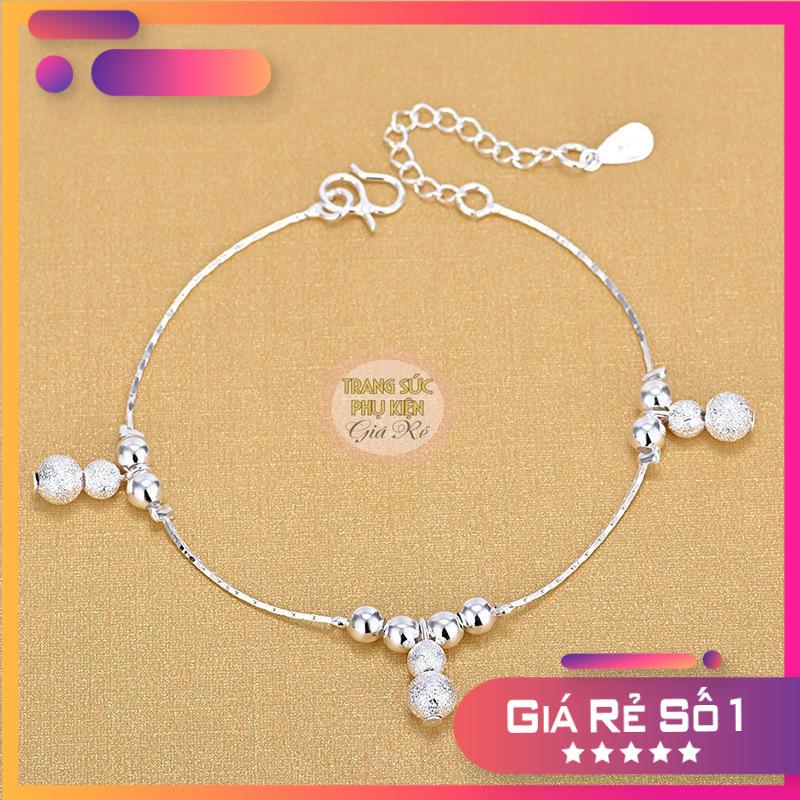 [Giảm Sốc] Lắc Chân Bạc Ý 925 thời trang Hàn Quốc