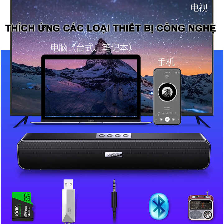 [HCM]LOA THANH SOUNDBAR BLUETOOTH YINDIAO A36 - VL