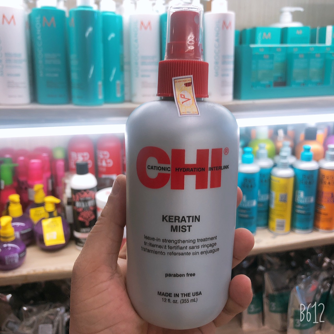 Xịt dưỡng tóc chống khô sơ trẻ ngọn CHI KERATIN MIST