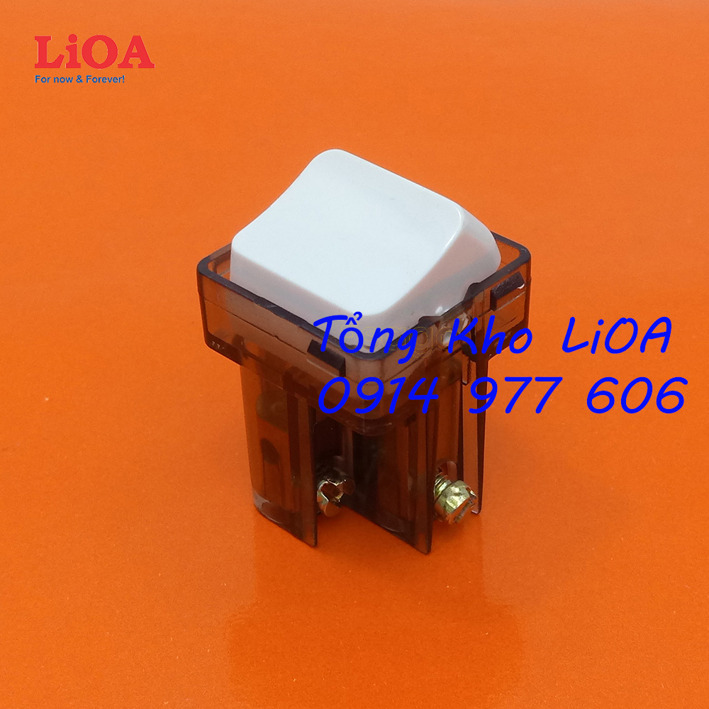 Hạt công tắc vuông 1 chiều 10A LiOA LVE18S12M