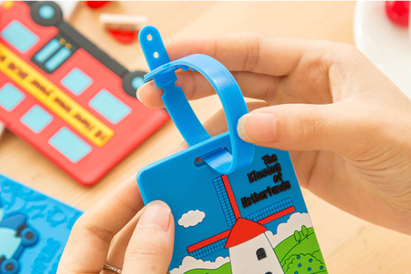 THẺ ĐEO BẢNG TÊN SILICON CHO VALI/HÀNH LÝ BIBI