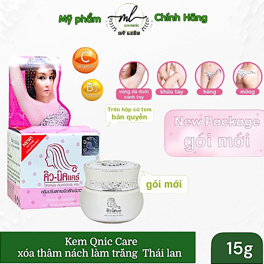 MẪU MỚI - KEM XÓA THÂM NÁCH QNIC 15GRAM THÁI LAN