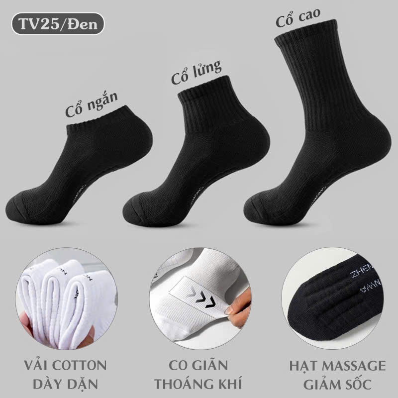 Vớ Chống Trượt Loại Ngắn ( Tất chống trơn đá banh , Vớ CT ngắn )