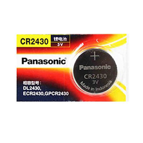 Pin CR2430 Panasonic lithium 3V vỉ 5 viên