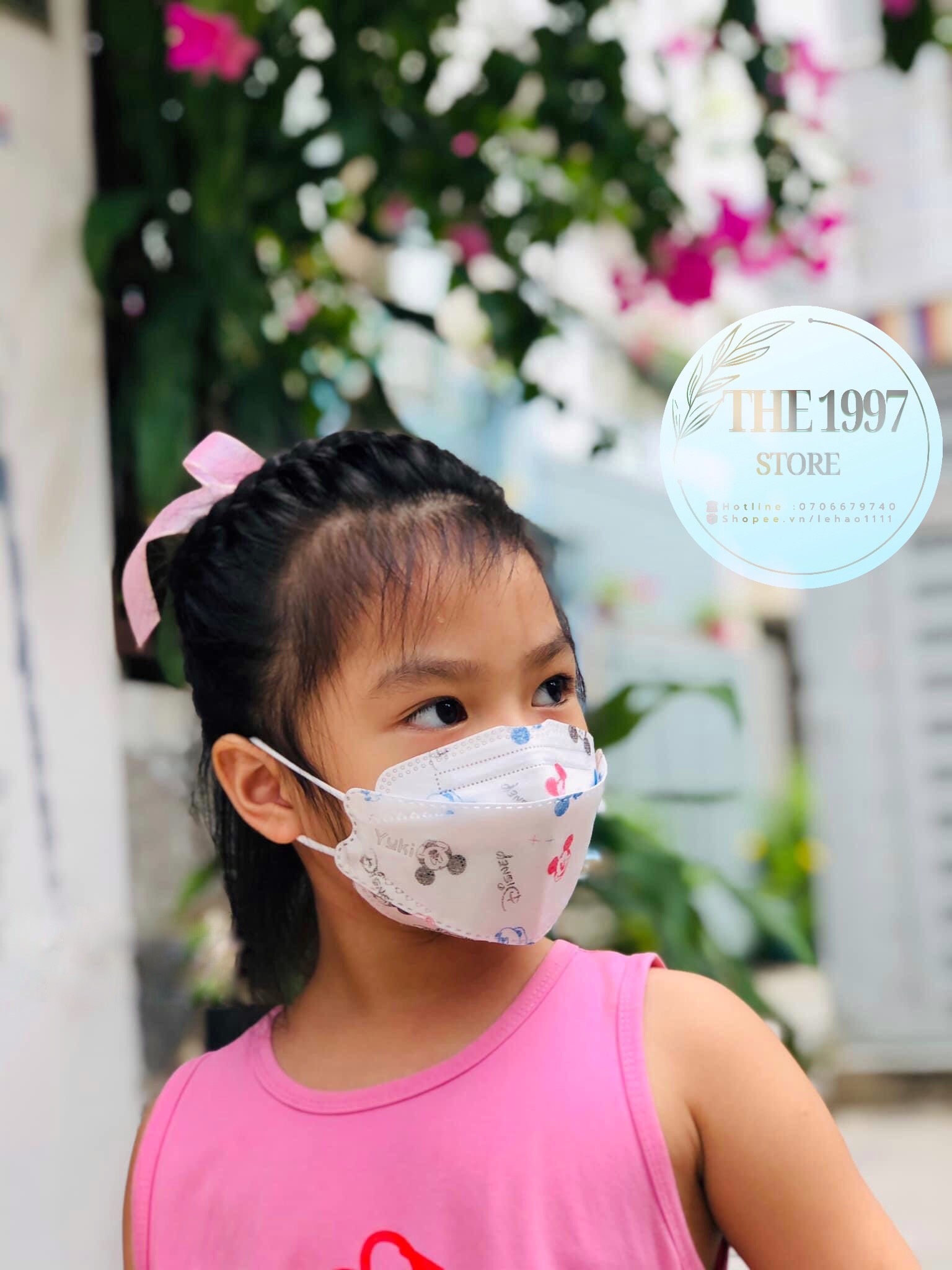 [HCM]Khẩu trang 4D Yoki cho bé bịch 6cái tiêu chuẩn KF94 (Khẩu trang kháng Khuẩn 4 Lớp)