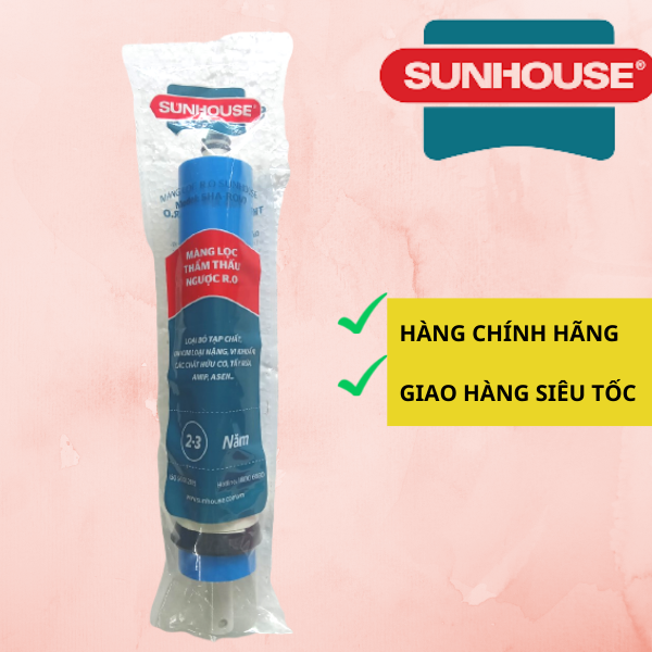 COMBO LÕI 1234 SUNHOUSE (Lọc thô 123+ màng RO)