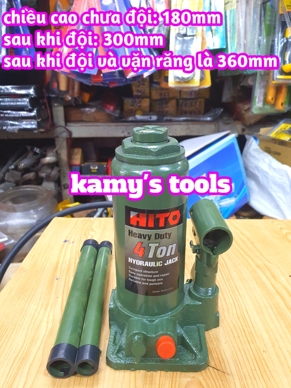 Kích con đội thủy lực 4 tấn