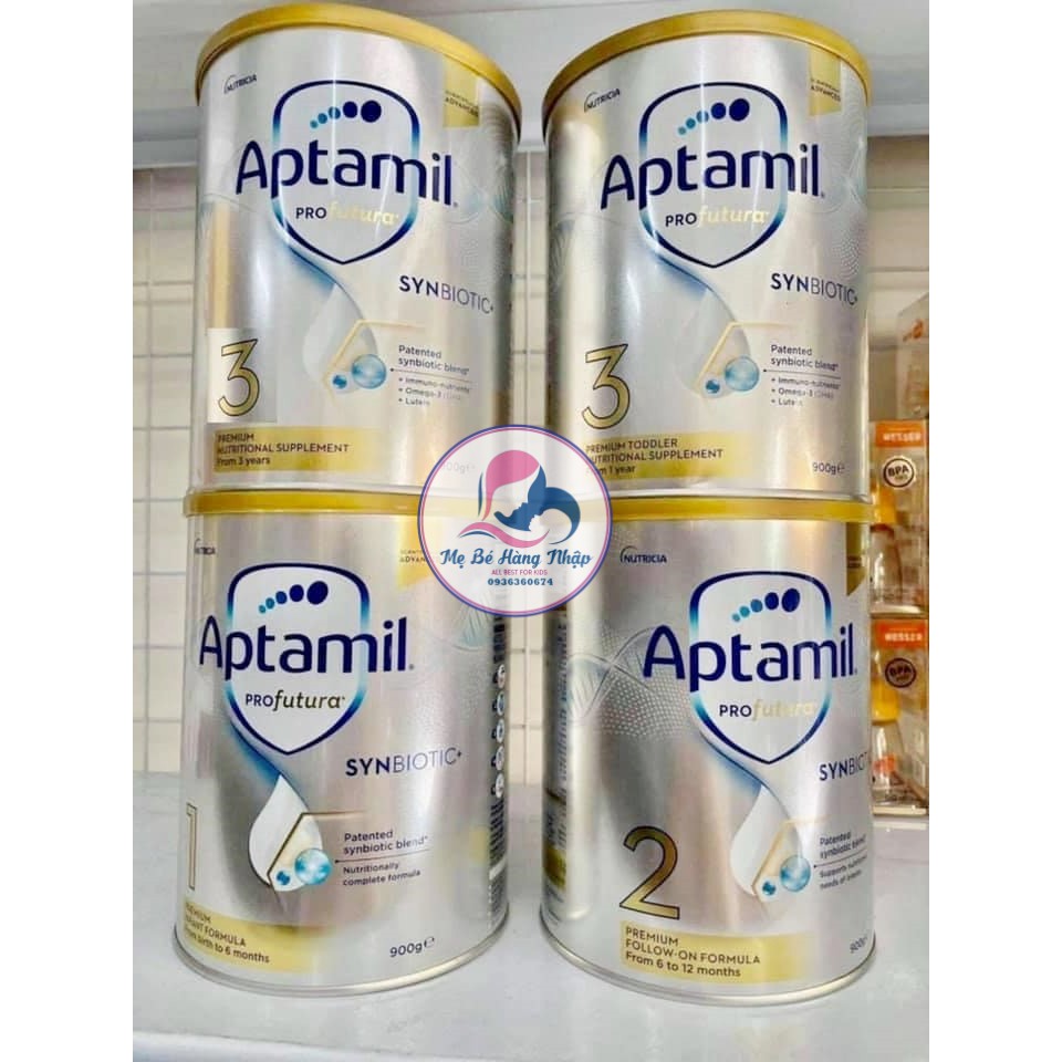 Sữa Aptamil Profutura Úc 900g số 1 2 3 4