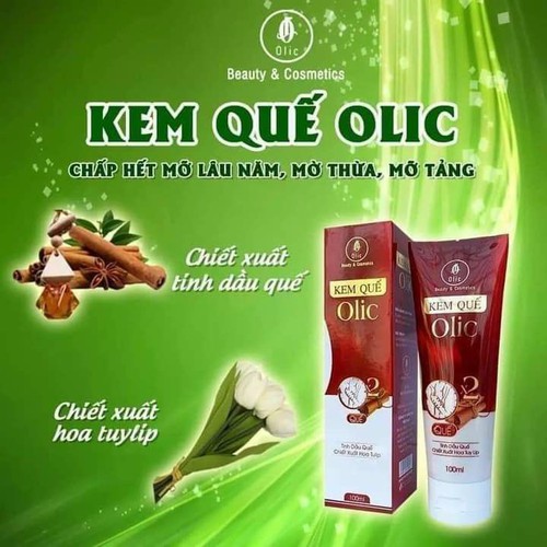 Kem tan mỡ quế olic chính hãng