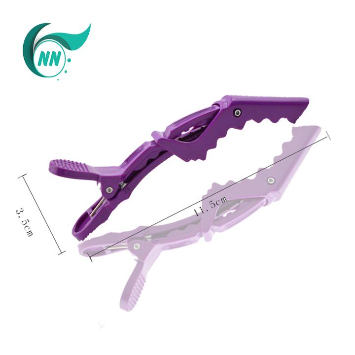Bộ 6 Kẹp cá sấu chia tóc ( vàng )