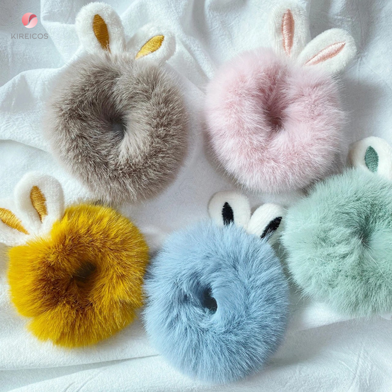 [HCM]Cột Tóc Lông Tai Thỏ Dễ Cưng Hot Trend Hàn Quốc - kireicos