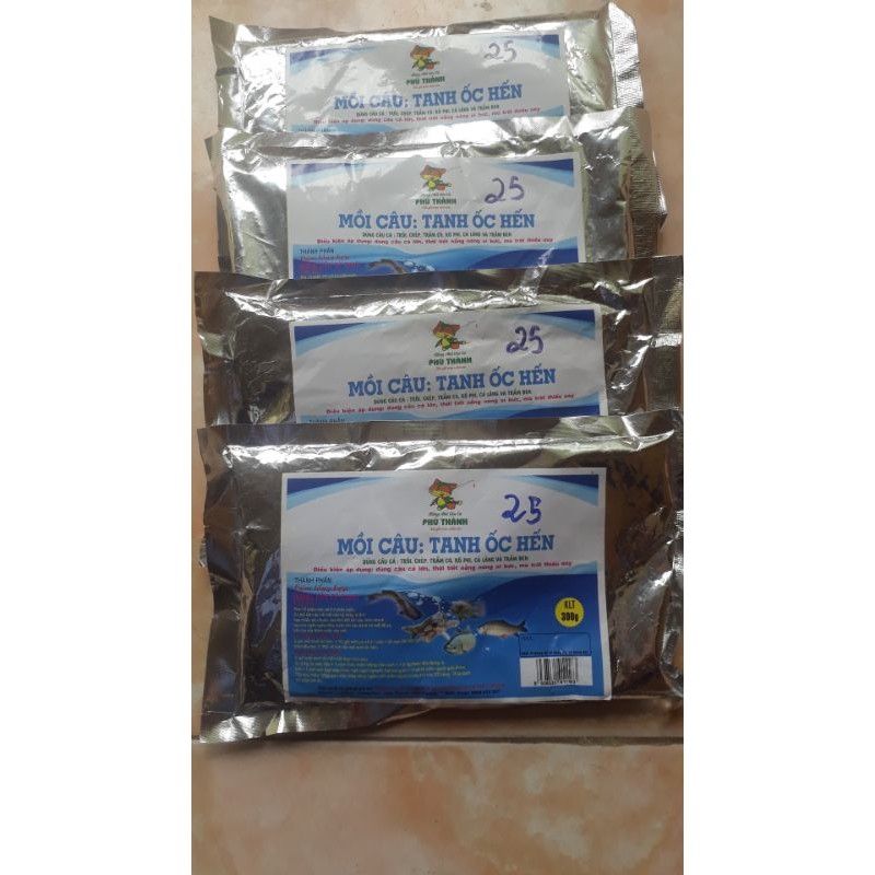 COMBO 2 Gói Mồi Câu Cá Phú Thành - Vị Tanh Ốc Hến