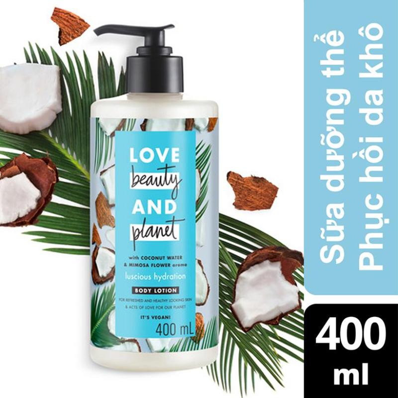 Sữa Dưỡng Thể Phục Hồi Da Khô Love Beauty And Planet Luscious Hydration 400ml