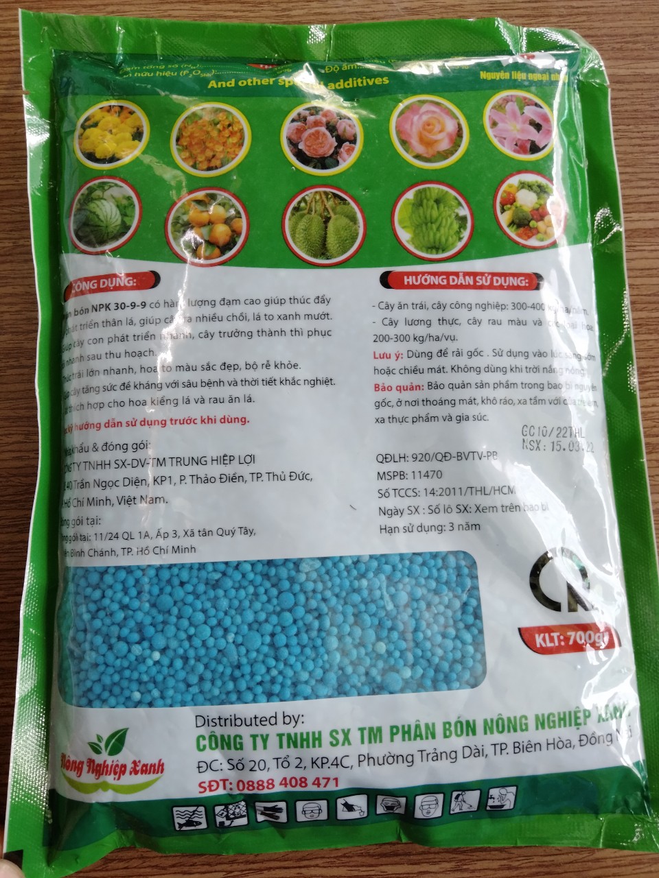 Phân Bón NPK 30-9-9
