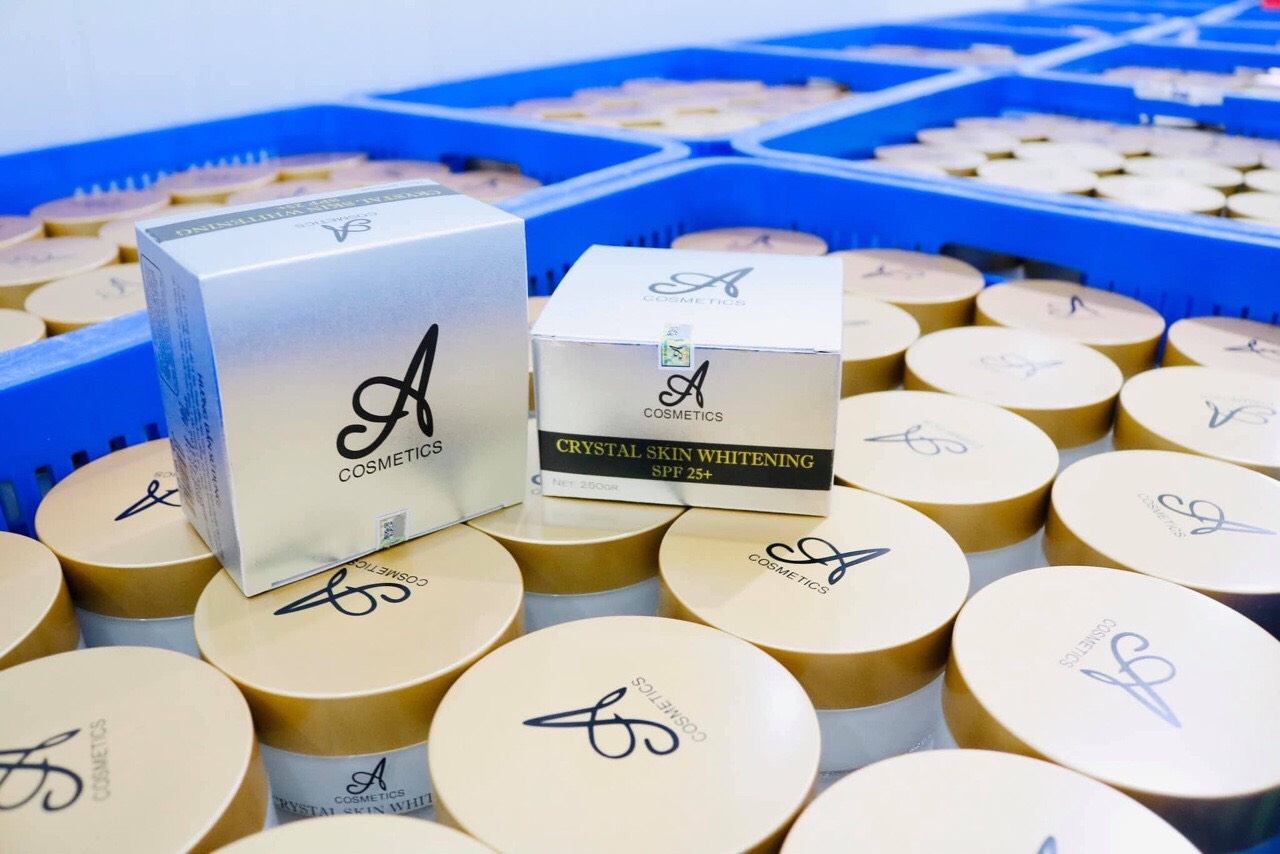 combo 5 kem ủ trắng tinh thể nước acosmetics