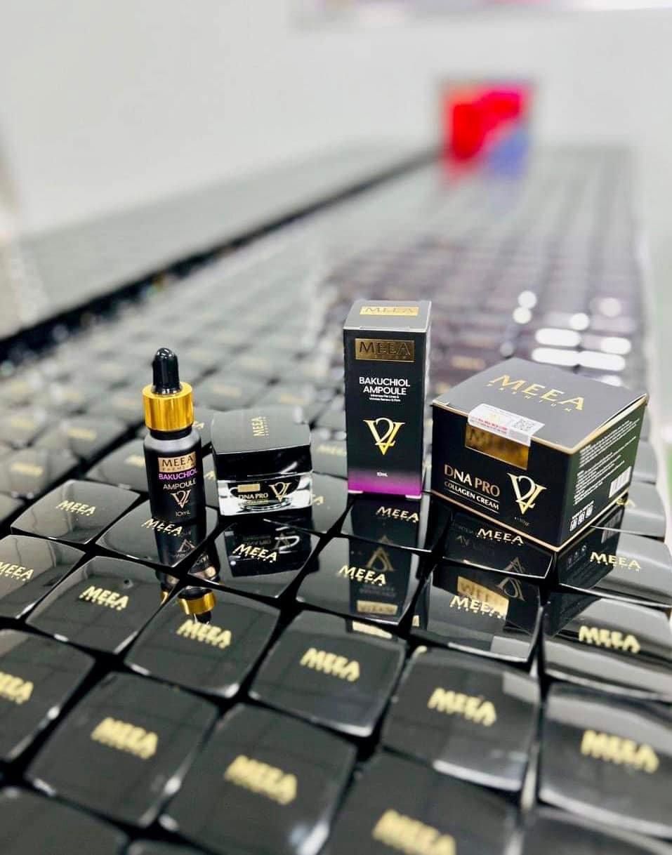 Combo Face Collagen Và Tính Chất Bakuchiol Meea Mới 2023